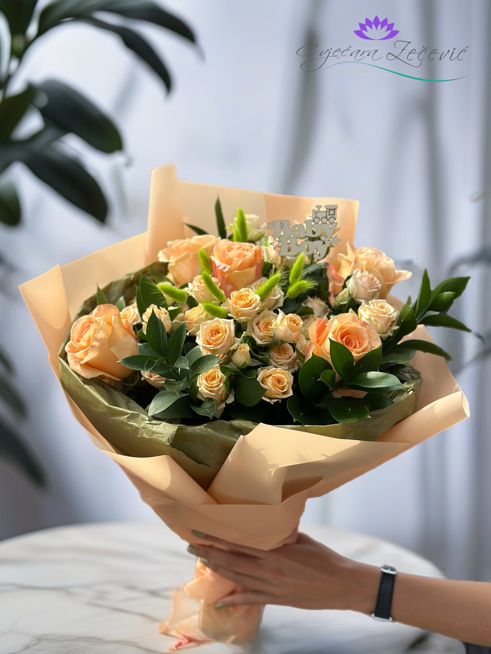 Buket narandzaste ruze L